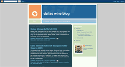 Desktop Screenshot of dallaswine.blogspot.com