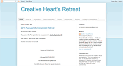 Desktop Screenshot of creativeheartsretreat.blogspot.com