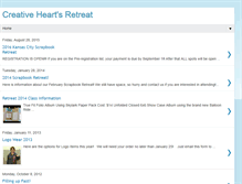 Tablet Screenshot of creativeheartsretreat.blogspot.com