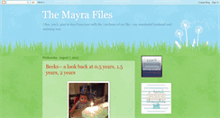 Desktop Screenshot of mayra-pursuitofhappiness.blogspot.com
