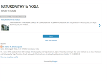 Tablet Screenshot of naturopathyoga.blogspot.com