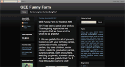 Desktop Screenshot of geefunnyfarm.blogspot.com