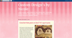 Desktop Screenshot of nicoleshatdesigns.blogspot.com