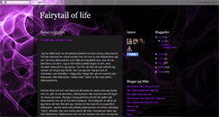 Desktop Screenshot of fairytailoflife.blogspot.com