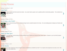 Tablet Screenshot of goinggreene.blogspot.com