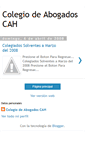 Mobile Screenshot of colegiodeabogadoscah.blogspot.com