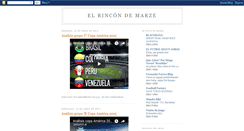 Desktop Screenshot of elrincondemarze.blogspot.com