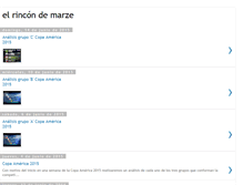 Tablet Screenshot of elrincondemarze.blogspot.com