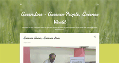 Desktop Screenshot of greenlinein.blogspot.com