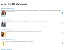 Tablet Screenshot of meganfoxhdwallpapers.blogspot.com