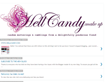 Tablet Screenshot of hellcandymakeup.blogspot.com