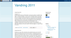 Desktop Screenshot of inger-vandring2011.blogspot.com