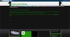 Desktop Screenshot of eszperantoblog.blogspot.com