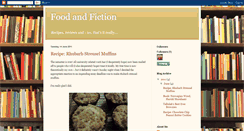 Desktop Screenshot of foodandfictionreview.blogspot.com