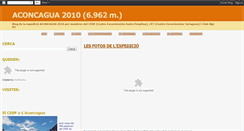 Desktop Screenshot of cesp-aconcagua2010.blogspot.com