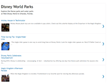 Tablet Screenshot of disney-world-parks.blogspot.com