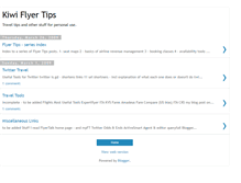 Tablet Screenshot of kiwiflyertips.blogspot.com