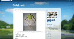 Desktop Screenshot of dudsfordolls.blogspot.com