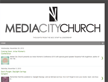 Tablet Screenshot of mediacitychurch.blogspot.com