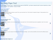 Tablet Screenshot of myprettypapertrail.blogspot.com