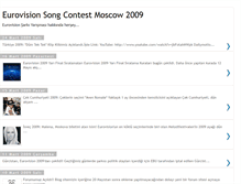 Tablet Screenshot of eurovision2009moscow.blogspot.com