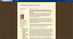 Desktop Screenshot of creatingadrugfreeworld.blogspot.com