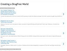 Tablet Screenshot of creatingadrugfreeworld.blogspot.com