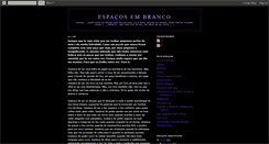 Desktop Screenshot of espacosnegros.blogspot.com