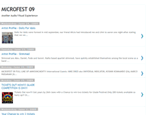 Tablet Screenshot of microfest09.blogspot.com