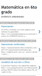 Mobile Screenshot of matematicasensexto.blogspot.com