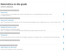 Tablet Screenshot of matematicasensexto.blogspot.com