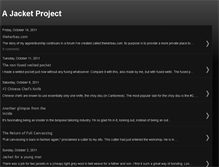 Tablet Screenshot of ajacketproject.blogspot.com