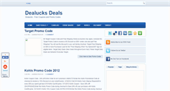 Desktop Screenshot of dealucksdeals.blogspot.com