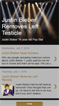 Mobile Screenshot of justin-bieber-removes-left-testicle.blogspot.com