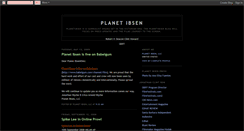 Desktop Screenshot of planetibsen.blogspot.com