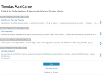 Tablet Screenshot of maxicarne.blogspot.com