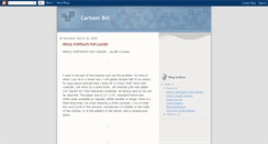 Desktop Screenshot of cartoonbill.blogspot.com