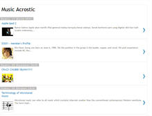 Tablet Screenshot of music-acrostic.blogspot.com