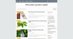 Desktop Screenshot of obatkankerpayudara89.blogspot.com