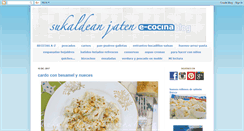 Desktop Screenshot of e-cocinablog.blogspot.com