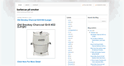 Desktop Screenshot of barbecuepitsmokerselect.blogspot.com