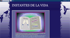 Desktop Screenshot of instantes-de-la-vida.blogspot.com