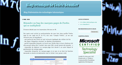 Desktop Screenshot of cedricbeaudier.blogspot.com