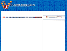 Tablet Screenshot of ol-cricket.blogspot.com