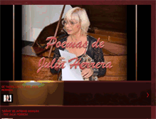 Tablet Screenshot of juliaherrera-poemas-musicales.blogspot.com