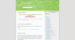 Desktop Screenshot of ioan-istrate.blogspot.com