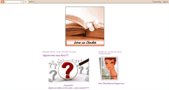 Desktop Screenshot of letrascomchocolate.blogspot.com