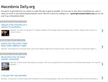 Tablet Screenshot of macedoniadaily.blogspot.com