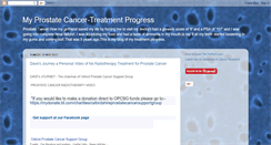Desktop Screenshot of myprostratecancer.blogspot.com