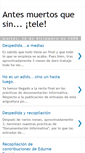 Mobile Screenshot of antesmuertosquesintele.blogspot.com